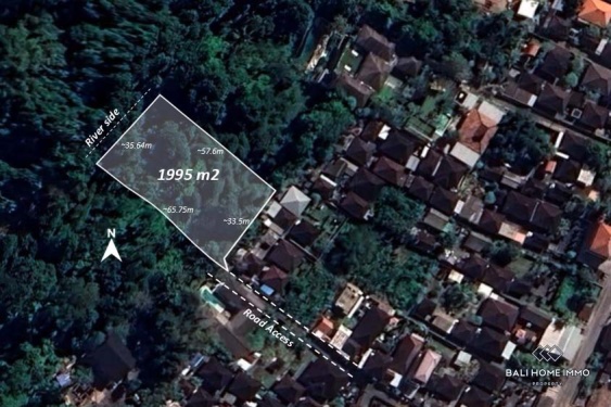 Image 1 from Tanah tepi sungai dijual dengan hak milik di Bali - Tabanan Buwit dekat Nuanu