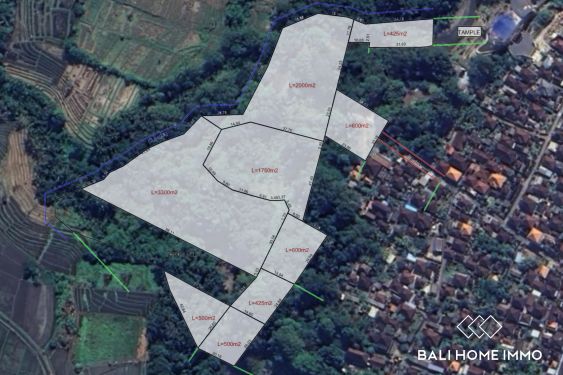 Image 1 from Riverside & Ricefield view Land for Sale in Cepaka