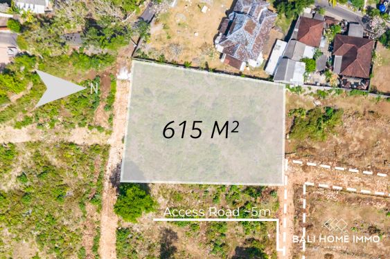 Image 1 from Small Plot 615sqm Land for Sale Leasehold with Ocean View in Balangan