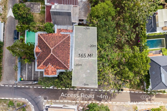 Tanah Kavling Kecil untuk Perumahan Dijual dengan Hak Milik di Jimbaran