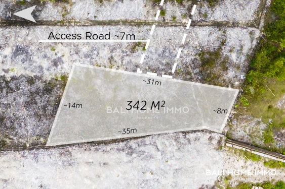 Image 1 from Small Plot Residential Zoning Land for Sale Freehold and Leasehold in Ungasan