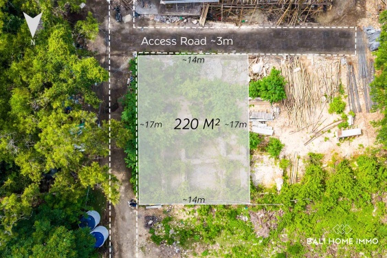 Image 1 from Petit terrain résidentiel à vendre en bail emphytéotique avec vue sur l'océan à Uluwatu