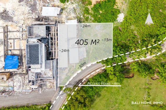 Image 1 from Petit terrain en bordure de rue à vendre en pleine propriété à Bingin