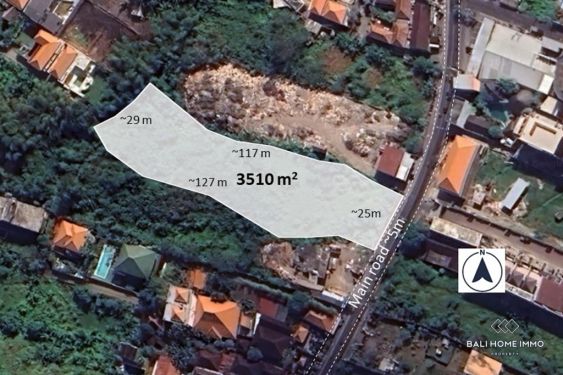 Image 1 from STREET FRONT 35 ARE LAND FOR SALE LEASEHOLD IN CANGGU BATU BOLONG BALI