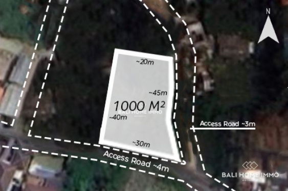 Image 1 from Street-front Land for Sale Leasehold in Ungasan