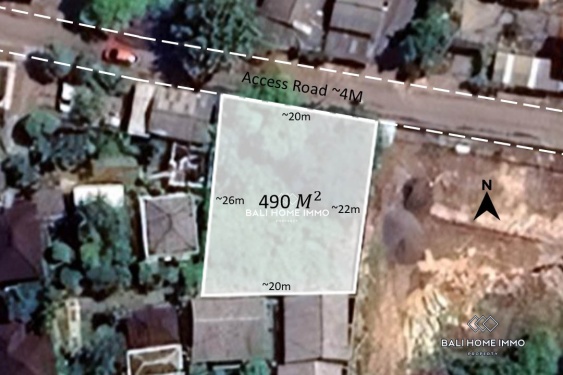 Image 1 from Tanah Perumahan Berhadapan Jalan Dijual dengan Hak Sewa di Pandawa