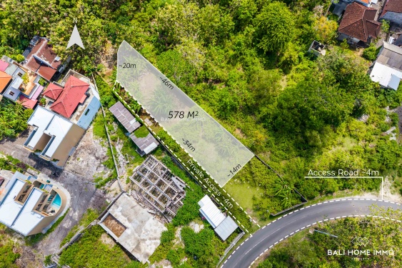 Image 1 from Streetfront Land for Sale Freehold in Bali Uluwatu near Melasti Beach
