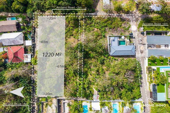 Image 1 from SUPERBE TERRAIN À VENDRE EN LOCATION AVEC VUE SUR L'OCÉAN À UNGASAN