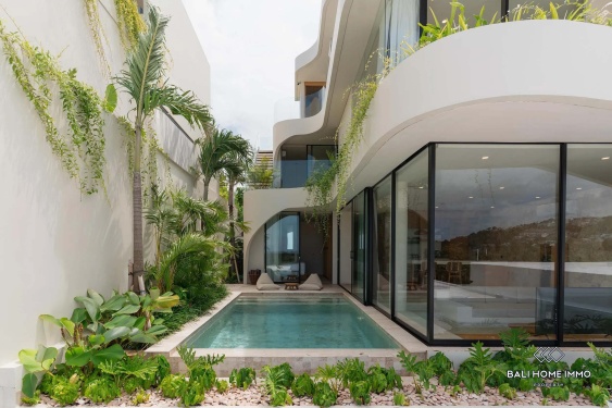 MAGNIFIQUE VILLA DE 3 CHAMBRES AVEC VUE SUR L'OCÉAN À LOUER AU MOIS À ULUWATU - BINGIN