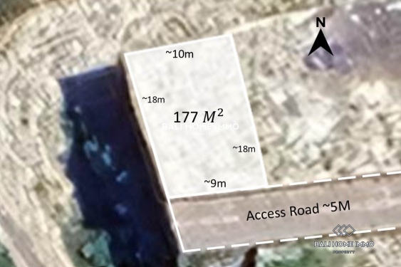 Image 1 from Tanah dengan Pemandangan Laut Menakjubkan Dijual Hak Milik di Ungasan