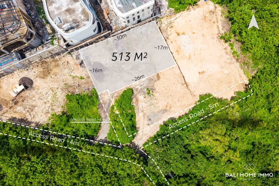 Image 1 from Terrain résidentiel à vendre en bail emphytéotique avec vue imprenable sur l'océan à Uluwatu