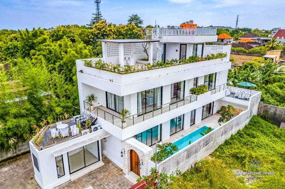 Image 1 from STUNNING WITH OCEAN VIEW 3 BEDROOMS VILLA FOR MONTHLY RENTAL IN BALI - UNGASAN