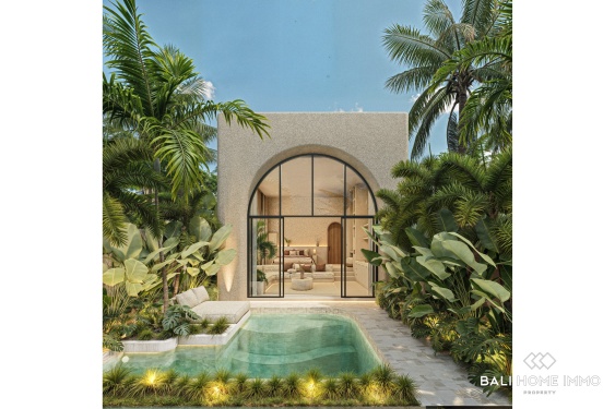 Villa 1 Kamar Tidur Bergaya Modern Dijual Hanya 5 Menit dari Pantai Nunggalan