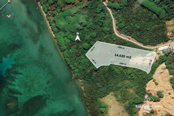 Tanah di Zona Pariwisata seluas 14.620m² dijual di Labuan Bajo.