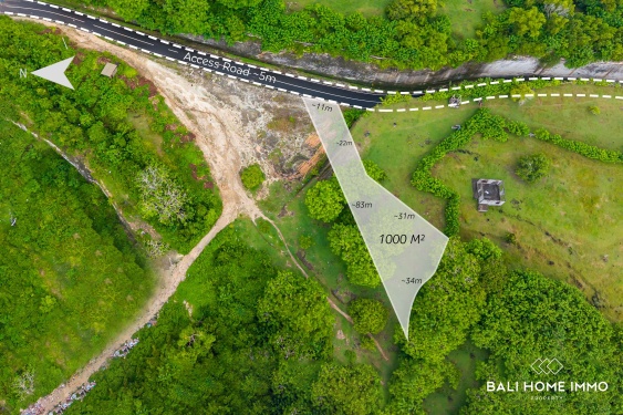 Image 1 from Terrain touristique à vendre en pleine propriété avec vue sur l'océan à Pandawa