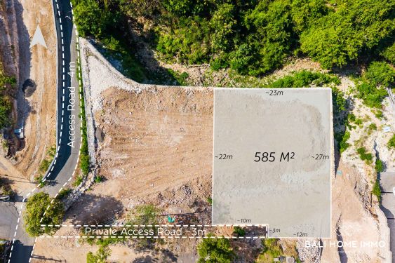 Image 1 from Tanah Wisata Dijual Leasehold dengan Pemandangan Laut di Dreamland – Bingin