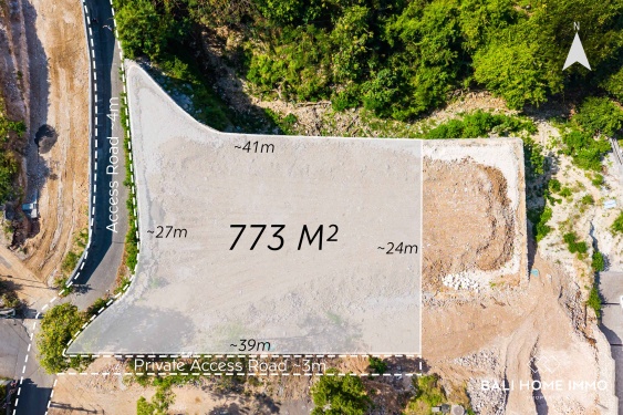 Image 1 from Terrain touristique à vendre, bail emphytéotique avec vue sur l'océan à Dreamland – Bingin