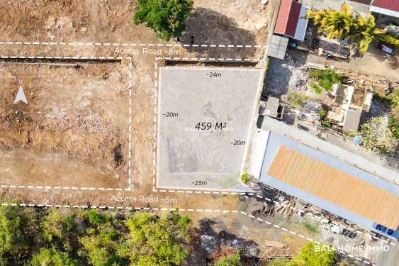 Touristic Land for Sale Leasehold with Ocean View in Ungasan