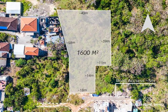 Image 1 from Touristic Land for Sale Leasehold with Stunning Ocean View in Uluwatu