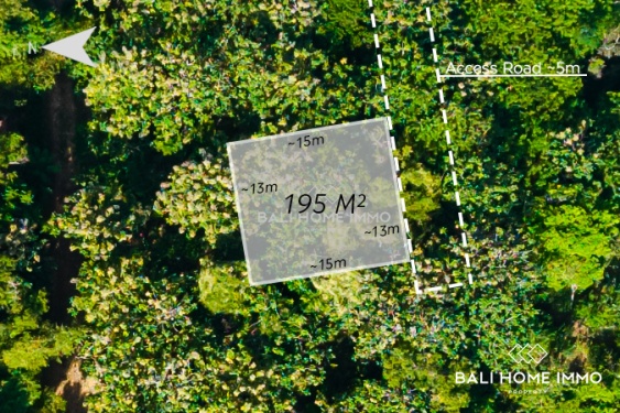 Touristic Land for Sale with Jungle View in Uluwatu