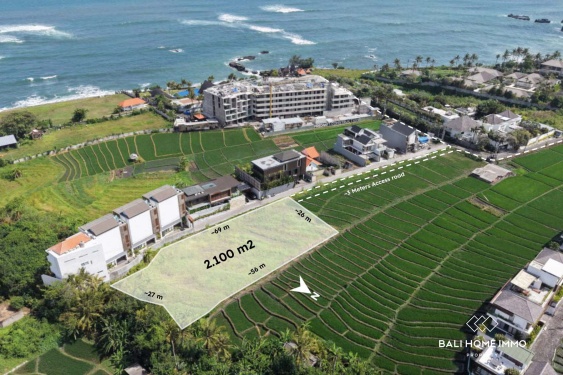 Touristic Zone 21 Are Land for Leasehold Sale in Cemagi Bali