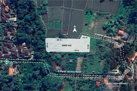 Image 1 from Lahan Zona Pariwisata Dijual di Singakerta Ubud Bali