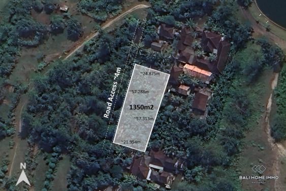 Image 1 from Zonage touristique 13.5 Are Terrain à vendre en bail à Bali Uluwatu