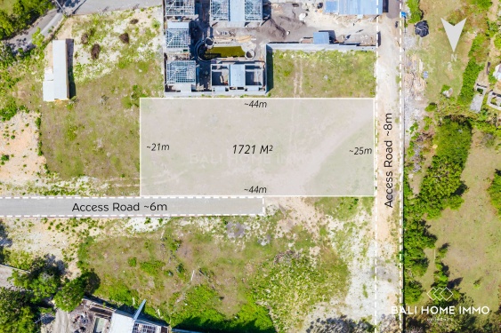 Image 1 from Touristic Zoning Land for Sale Freehold & Leasehold with Ocean View in Bingin