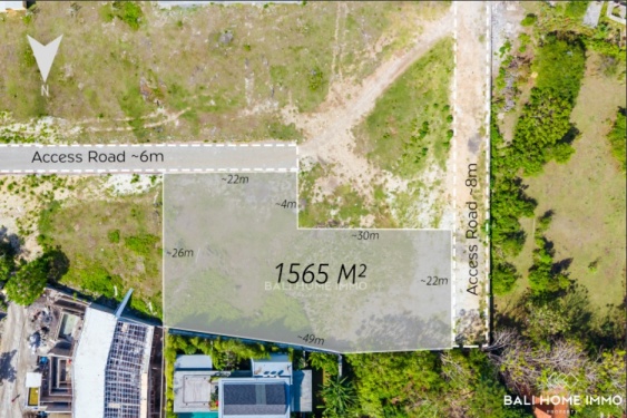 Touristic Zoning Land for Sale Freehold & Leasehold with Ocean View in Bingin