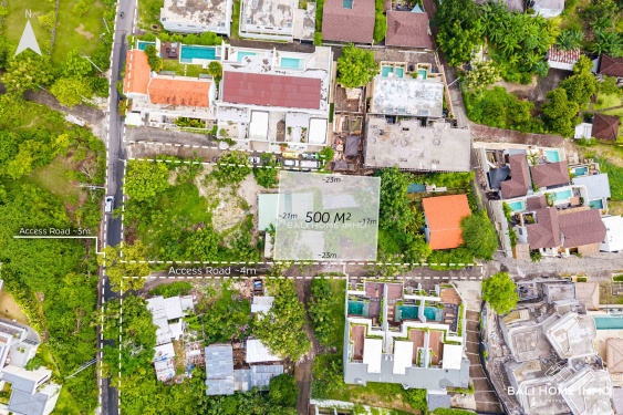 Touristic Zoning Land for Sale Leasehold in Bingin
