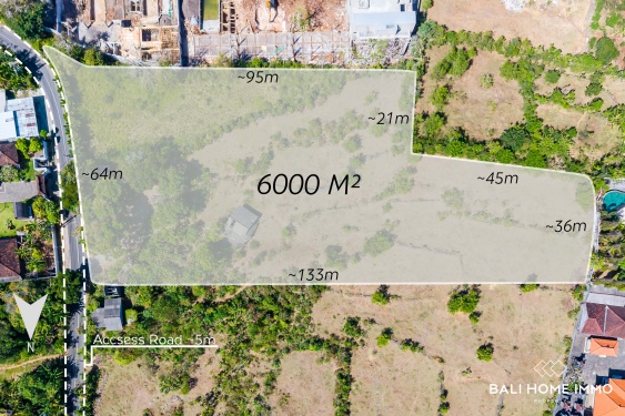 Image 1 from Touristic Zoning Land for Sale Leasehold with Ocean View in Melasti