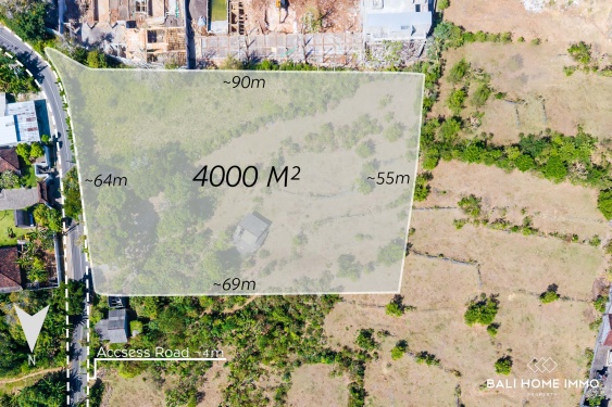 Image 1 from Touristic Zoning Land for Sale Leasehold with Ocean View in Melasti