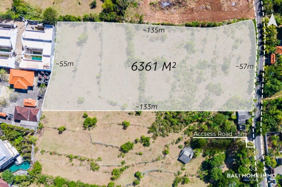 Image 1 from Touristic Zoning Land for Sale Leasehold with Ocean View in Melasti