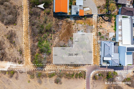 Touristic Zoning Land for Sale Leasehold with Ocean View in Pandawa