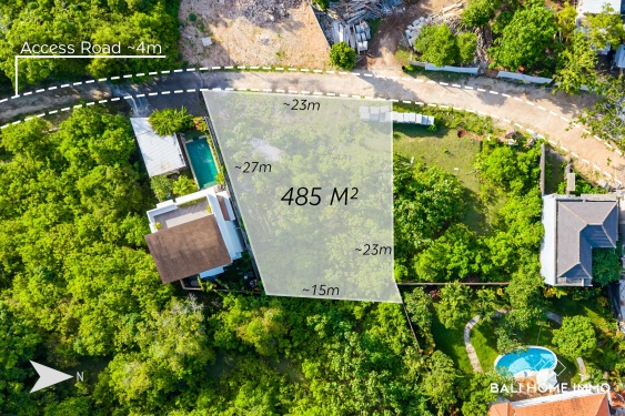 Image 1 from Touristic Zoning Land for Sale Leasehold with Ocean View in Ungasan