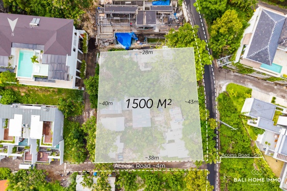 Image 1 from Touristic Zoning Land for Sale with Stunning Ocean View in Bingin