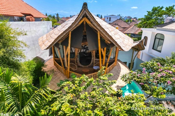 Unique Bamboo Style 2 Bedroom Villa for Sale and Rental in Buduk Bali