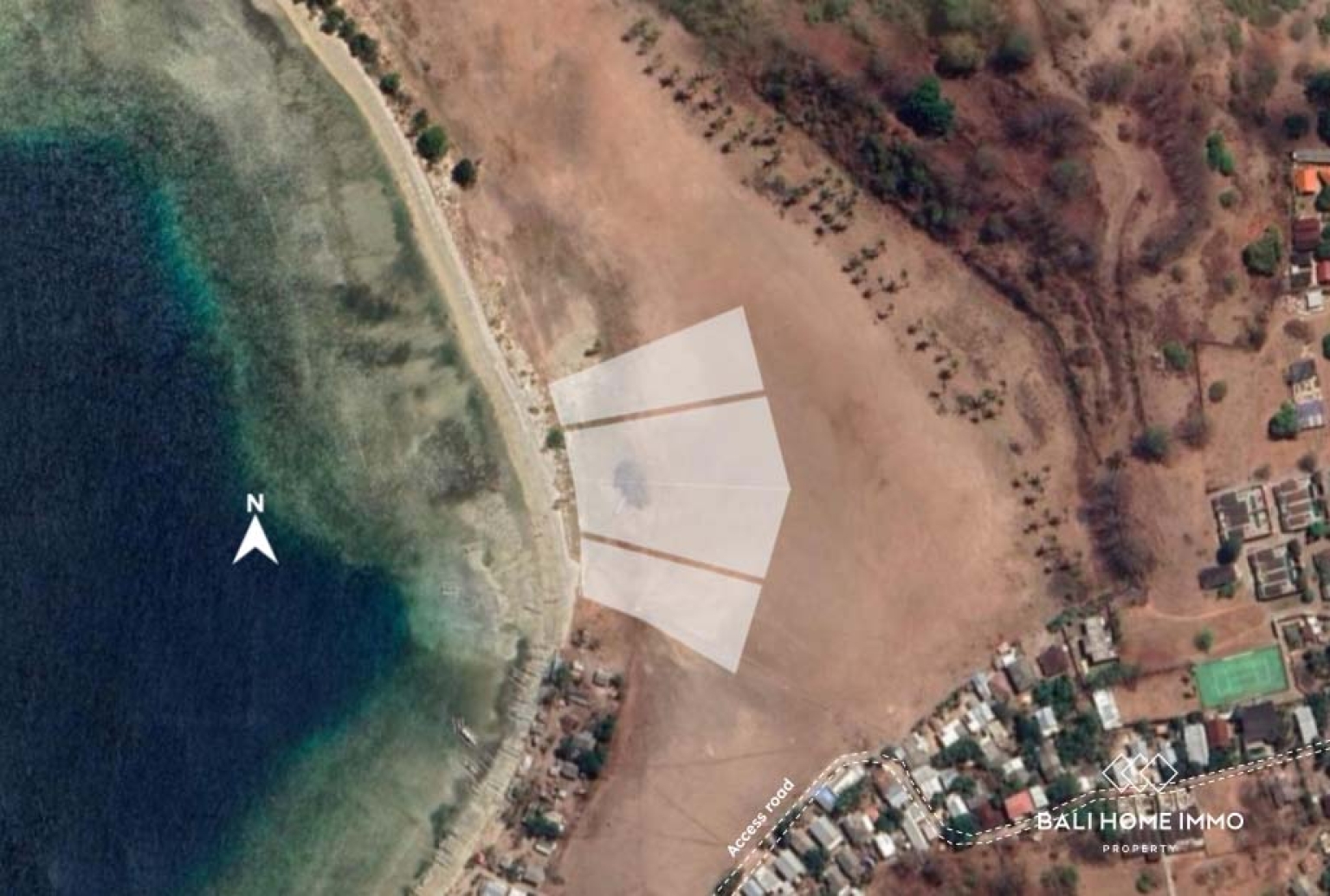Tourism Zone Plot Land for Freehold Sale in Gili Gede view 2