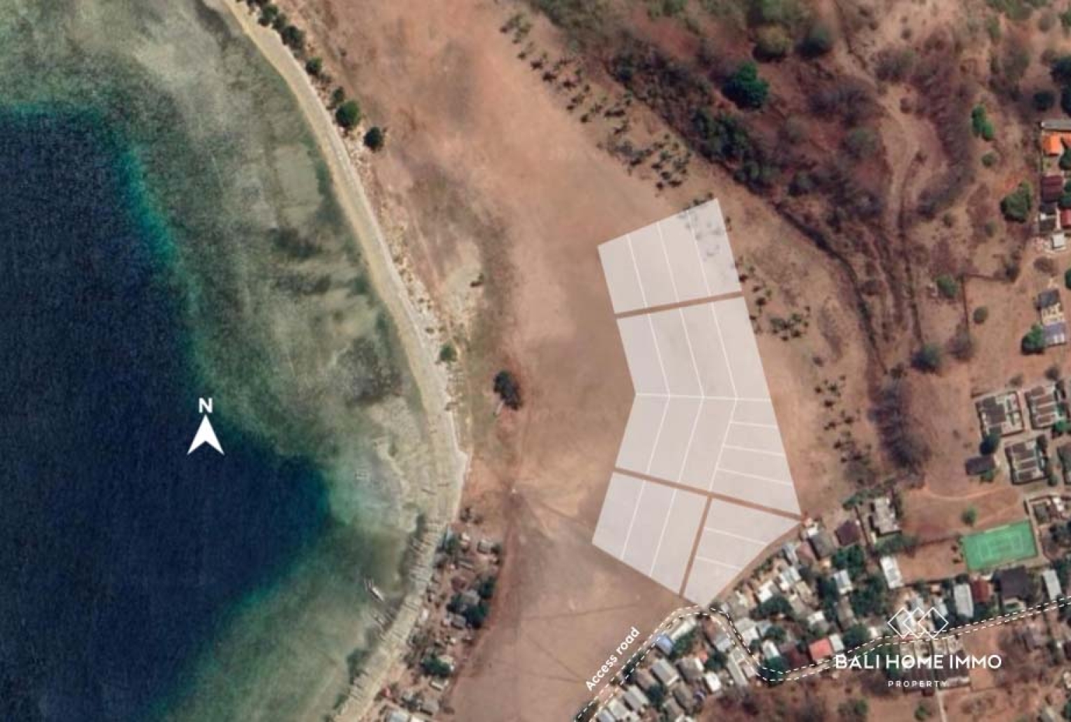 Tourism Zone Plot Land for Freehold Sale in Gili Gede view 2