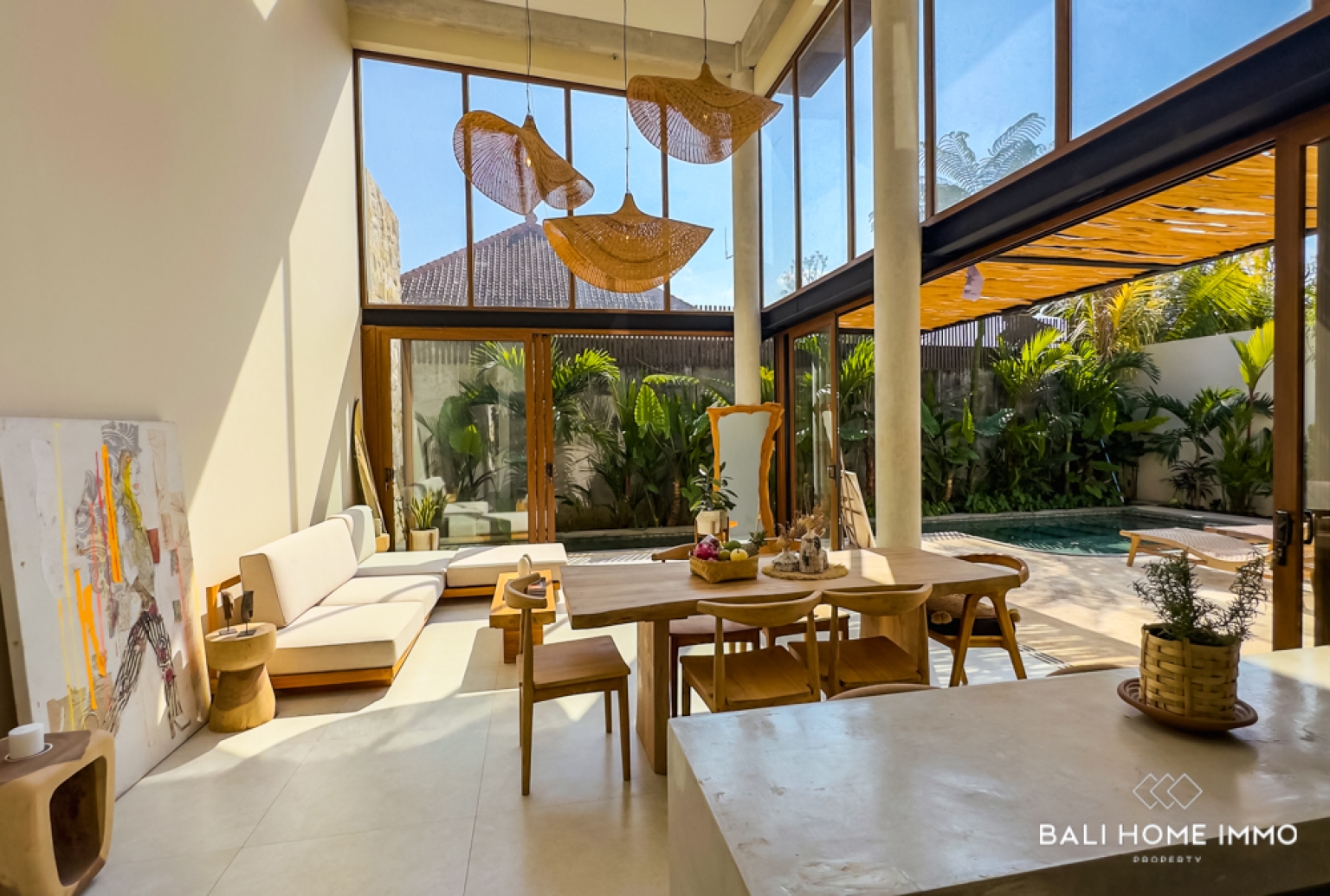 VILLA TROPIS 2 KAMAR DENGAN PEMANDANGAN LAUT UNTUK DIJUAL DI UNGASAN view 5