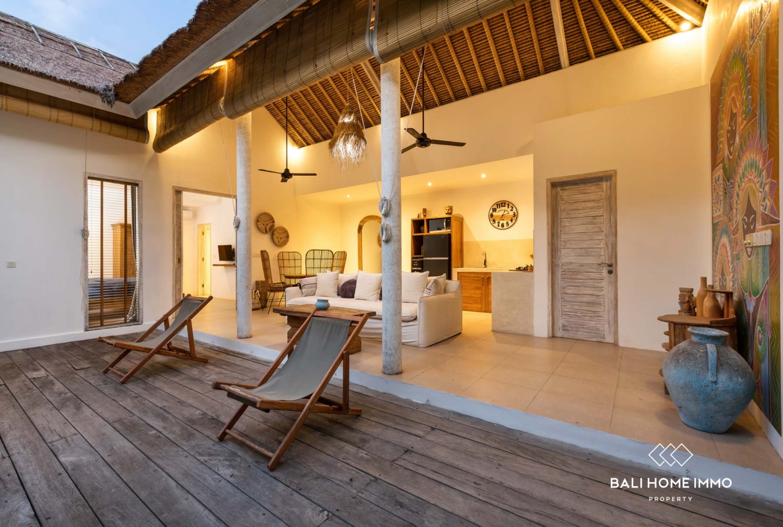 Tropical 2 Bedroom Villa for Leasehold Sale in Kerobokan Bali view 2