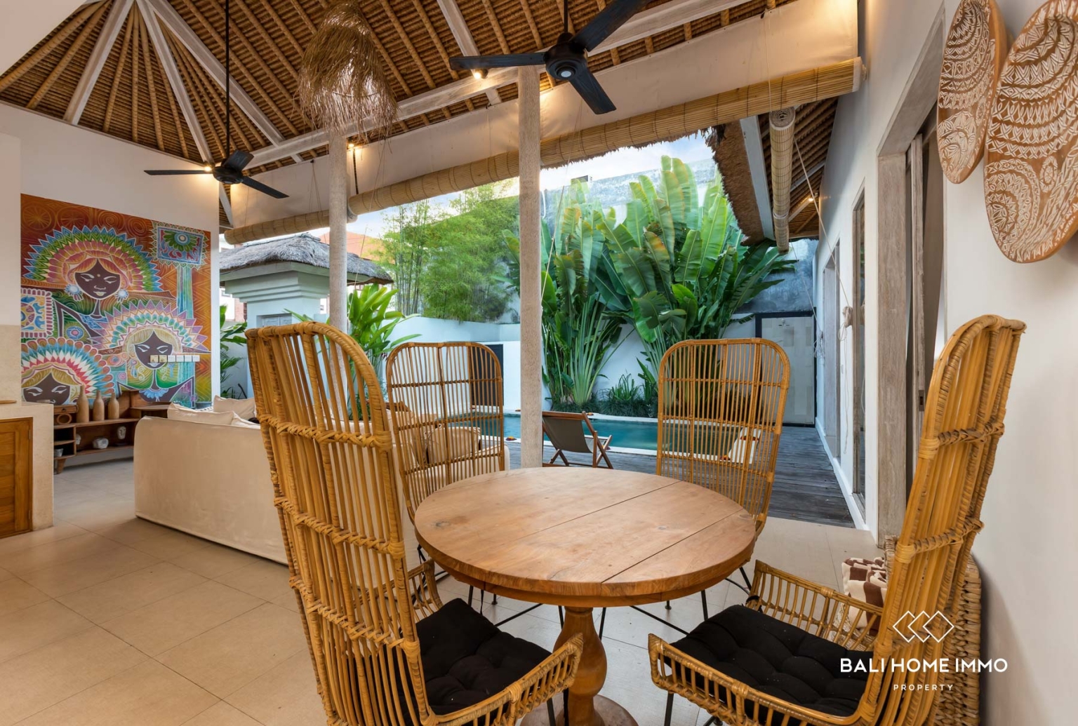 Tropical 2 Bedroom Villa for Leasehold Sale in Kerobokan Bali view 9