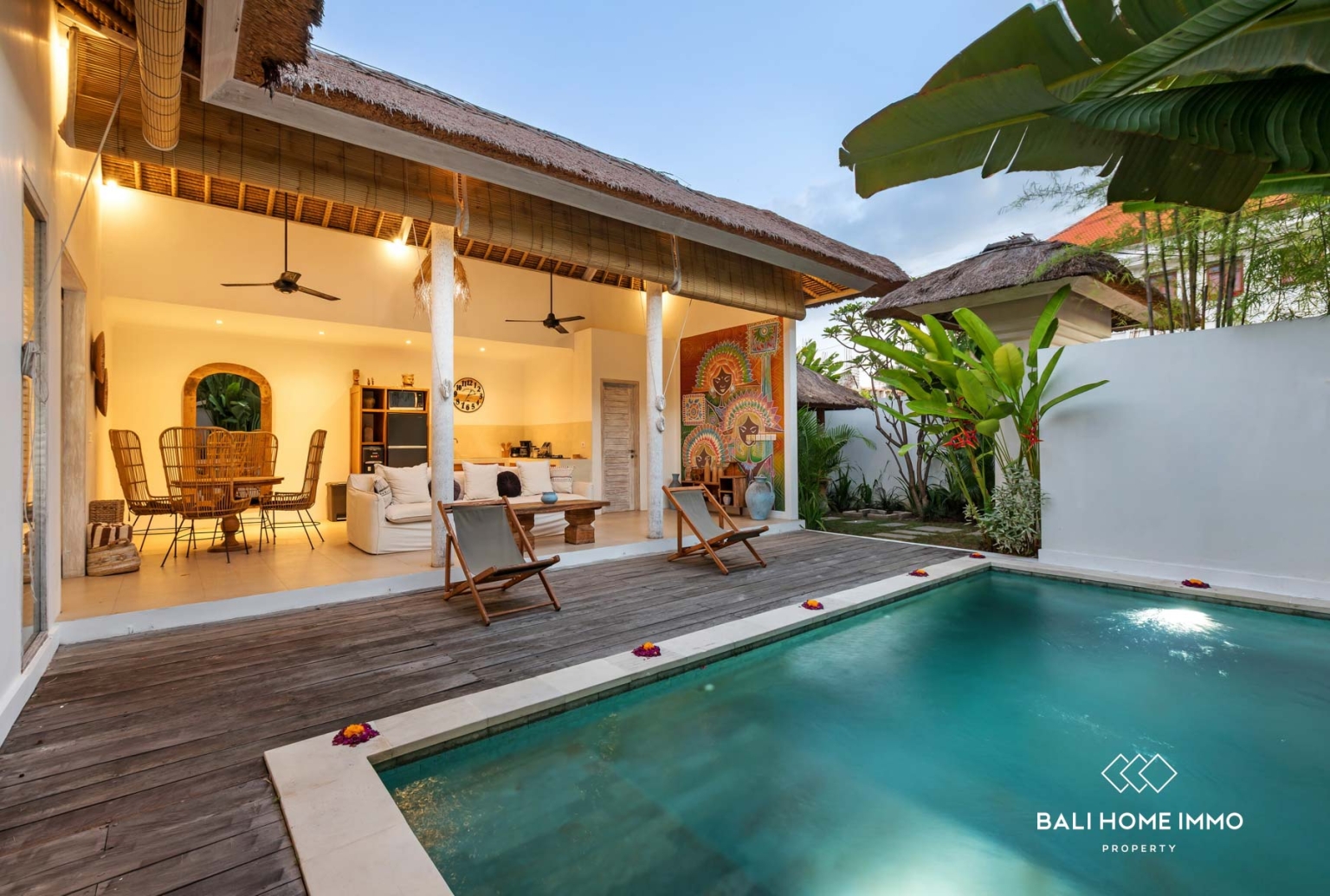 Tropical 2 Bedroom Villa for Leasehold Sale in Kerobokan Bali view 22