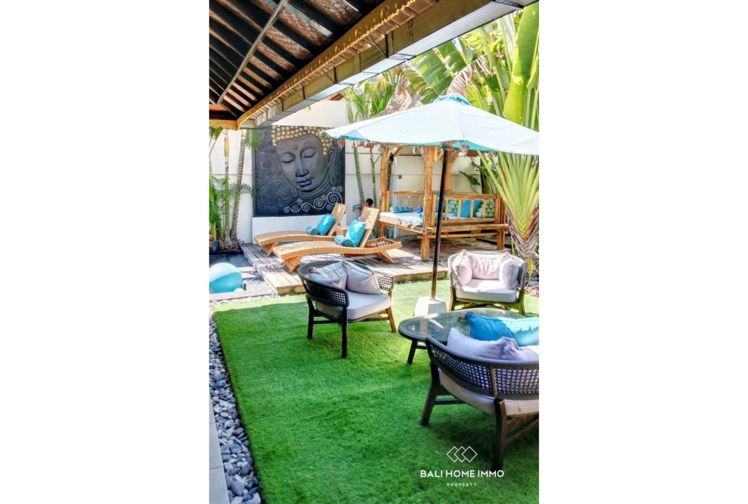 Villa tropicale de 4 chambres à coucher à vendre en bail emphytéotique à Seminyak, Bali view 19