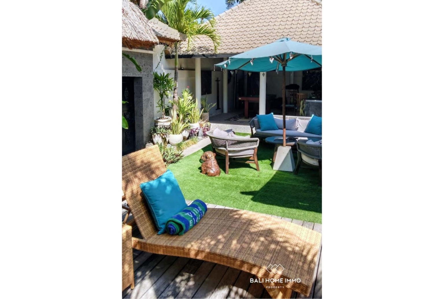 Villa tropicale de 4 chambres à coucher à vendre en bail emphytéotique à Seminyak, Bali view 17