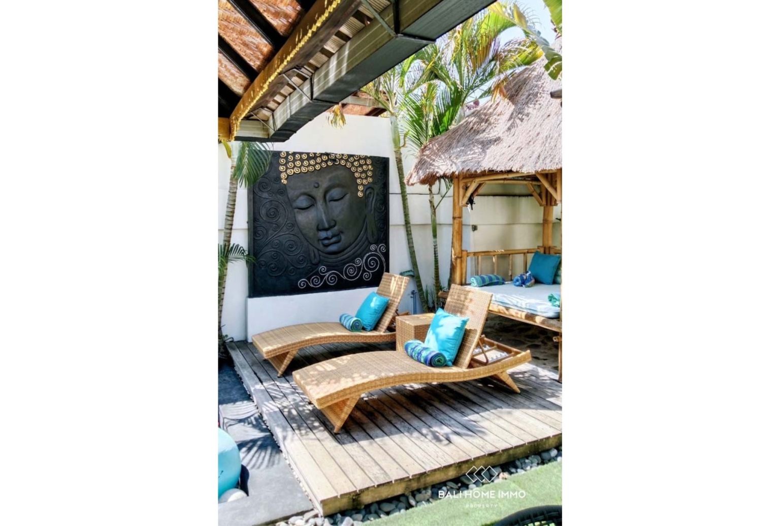Villa tropicale de 4 chambres à coucher à vendre en bail emphytéotique à Seminyak, Bali view 18