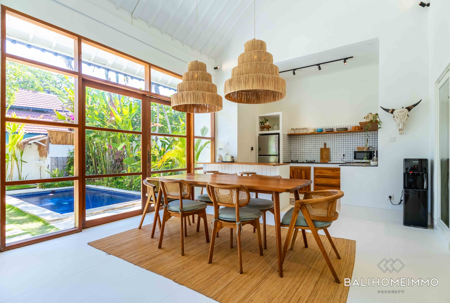 Vila tropis 2 kamar untuk disewakan tahunan dan bulanan di Berawa Canggu view 9