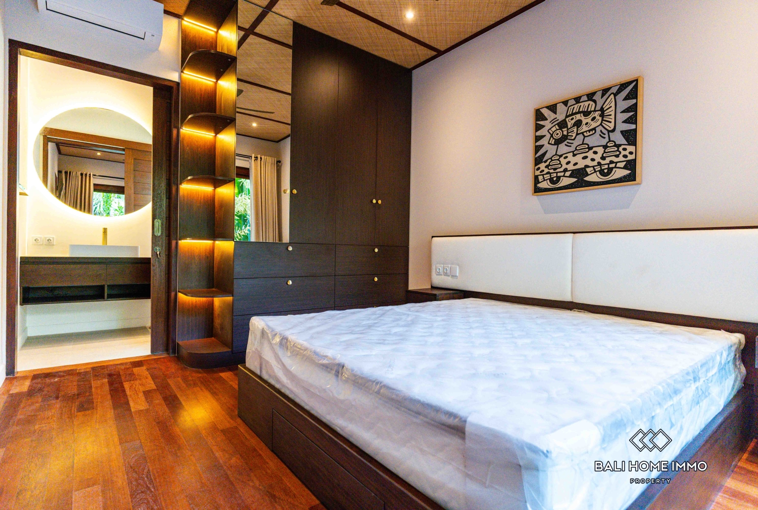 Villa de luxe tropicale de 3 chambres à vendre en bail emphytéotique à Sanur, Bali view 13