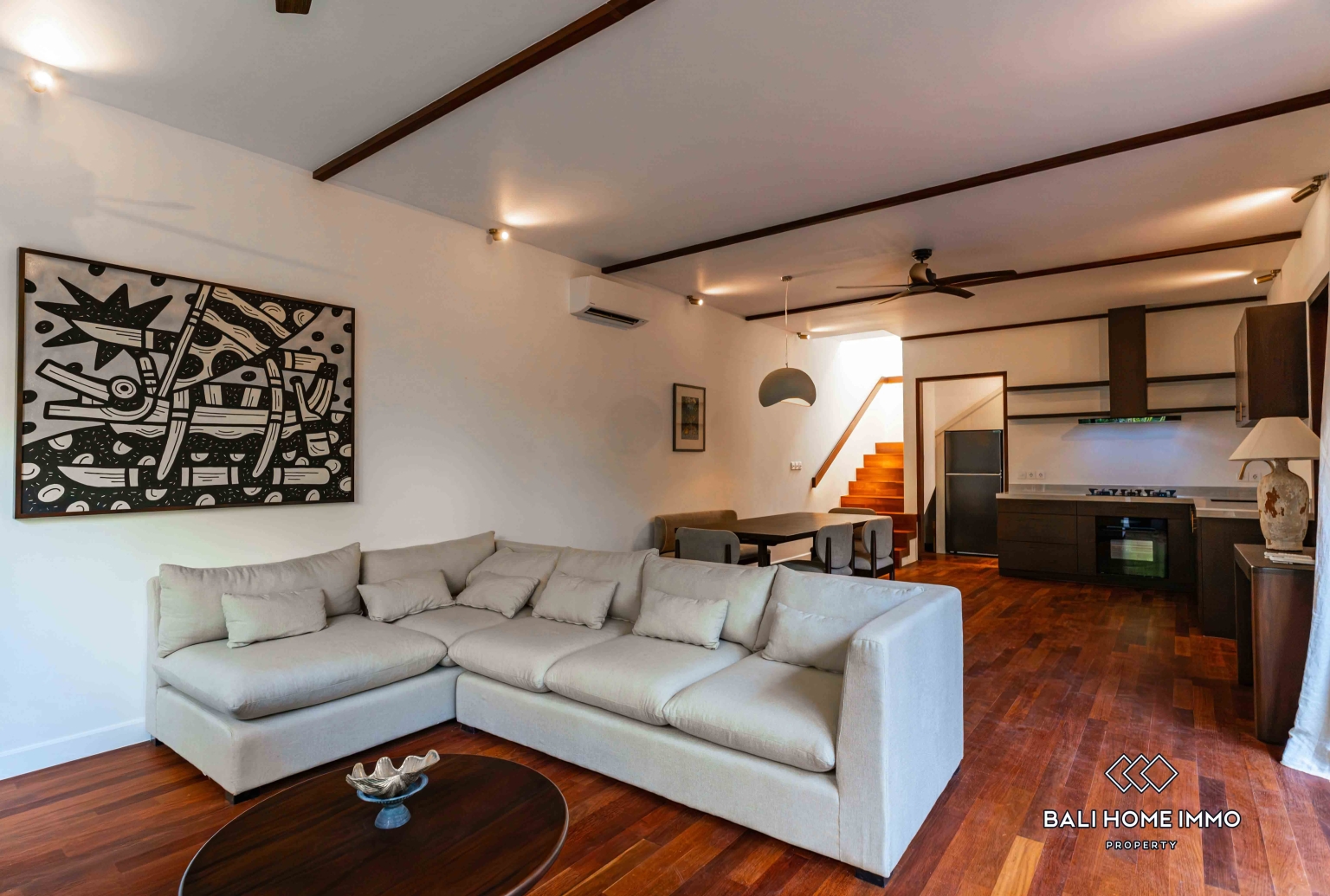 Villa de luxe tropicale de 3 chambres à vendre en bail emphytéotique à Sanur, Bali view 5