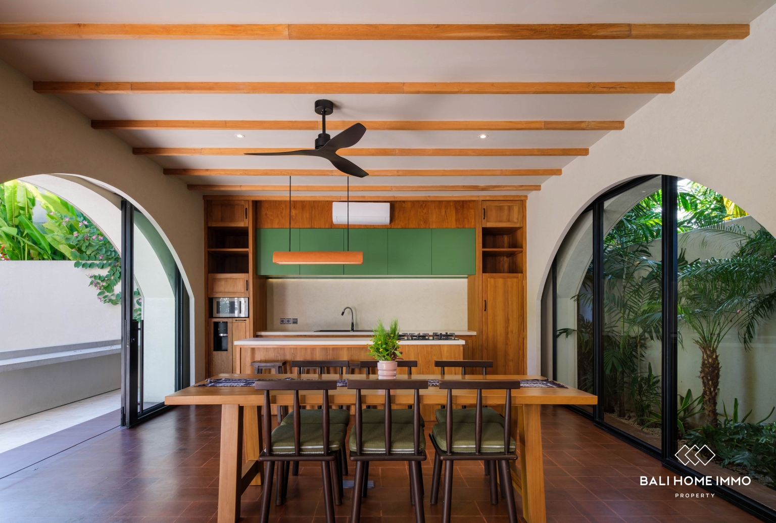 Villa Hacienda Mewah 3 Kamar untuk dijual dan disewa di Pererenan view 6
